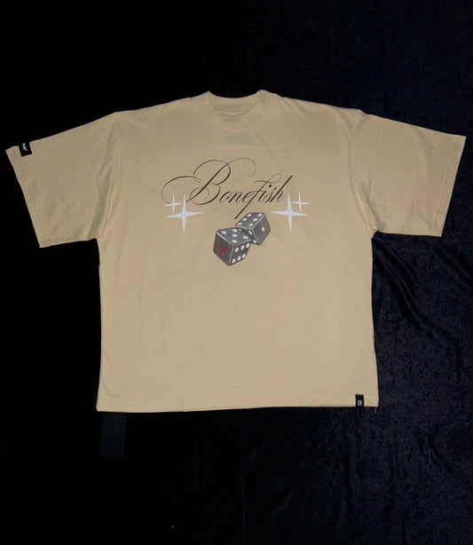 Playera Talla L “Casino” Corte Oversize