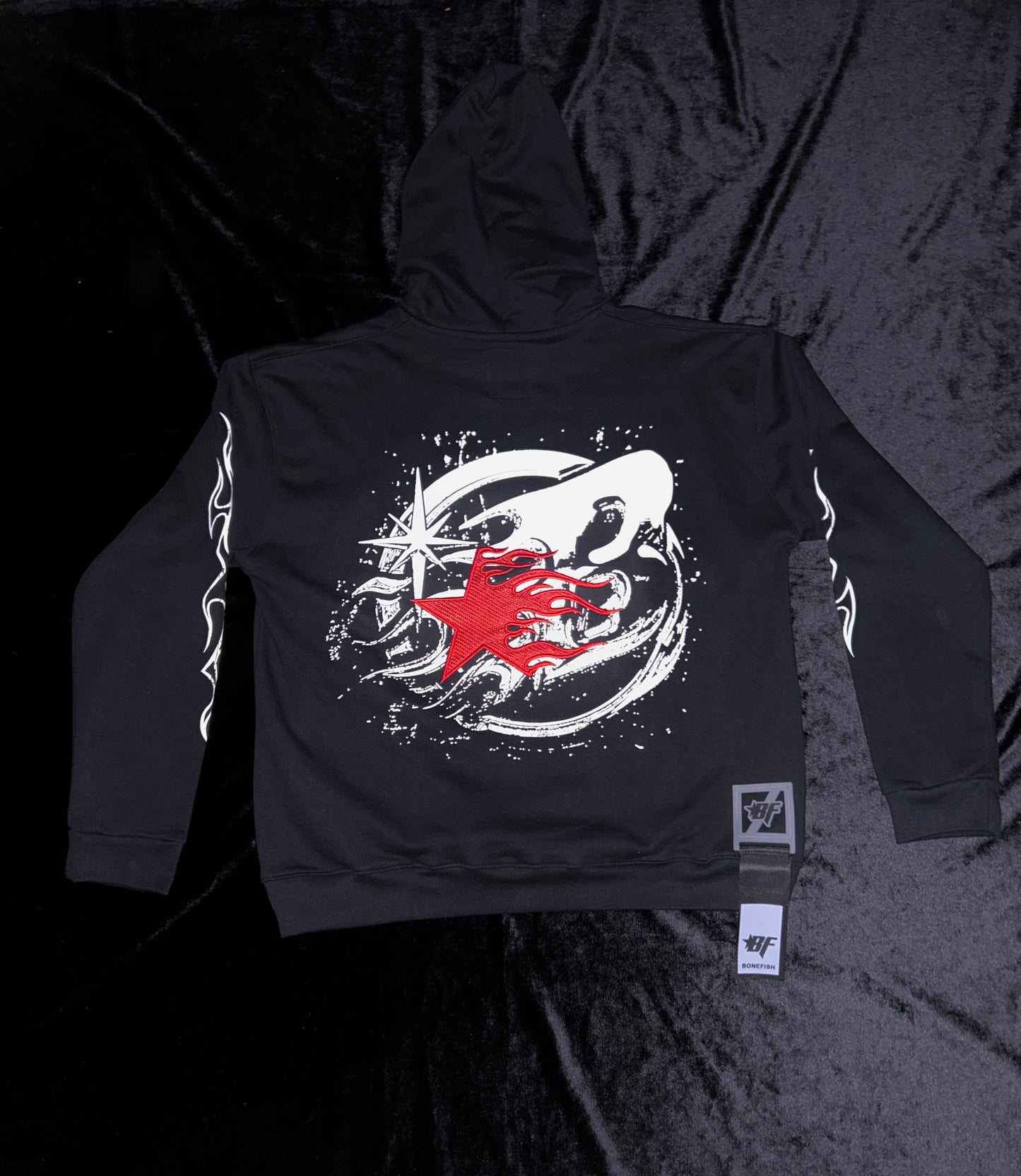 Hoddie B Star Flames Talla M
