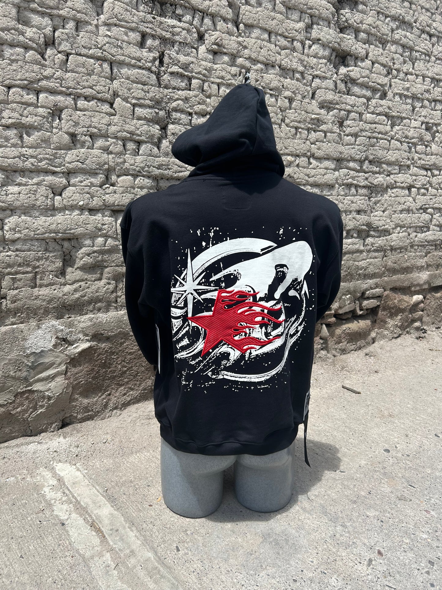 Hoddie B Star Flames Talla M