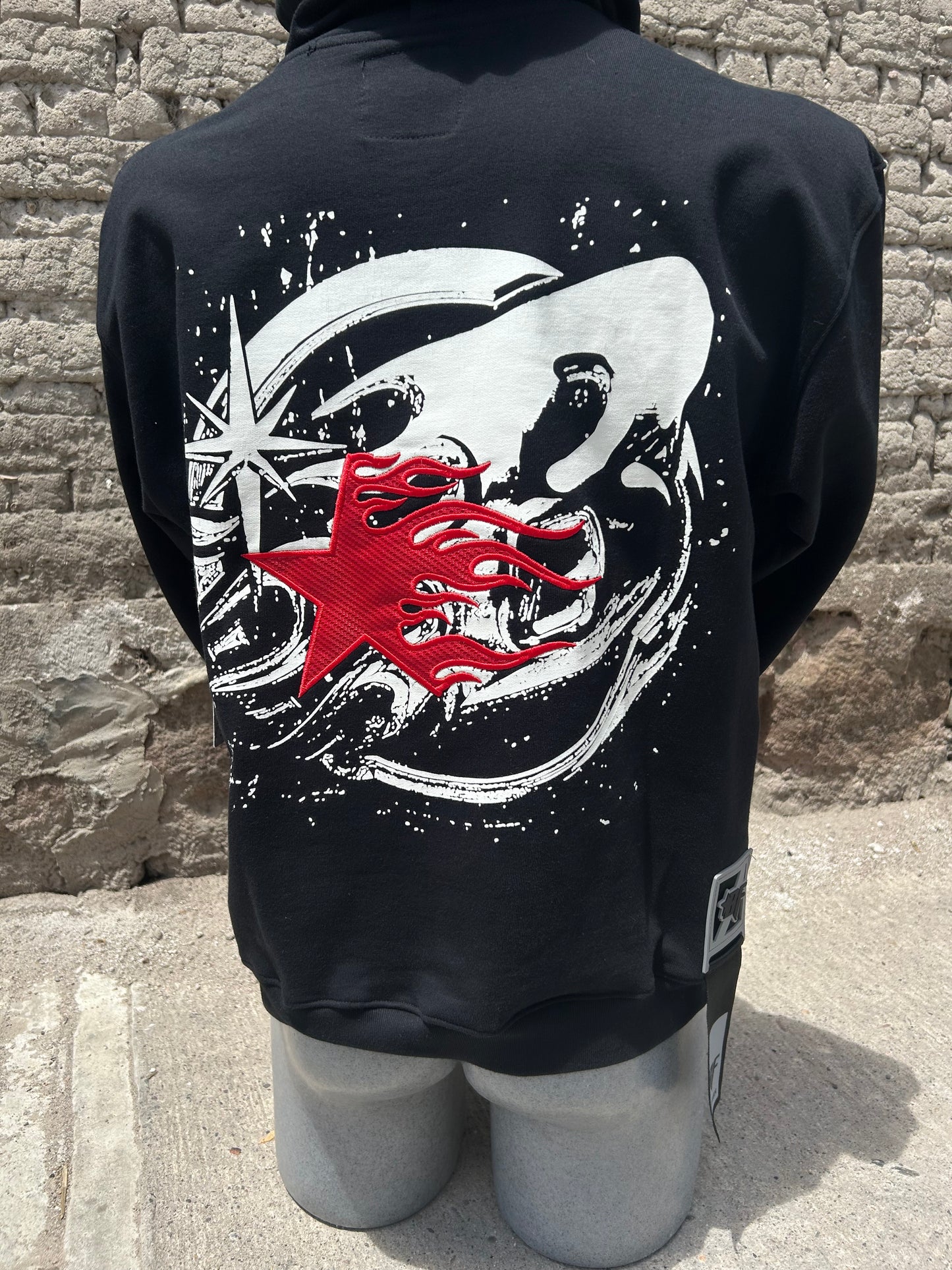 Hoddie B Star Flames Talla M
