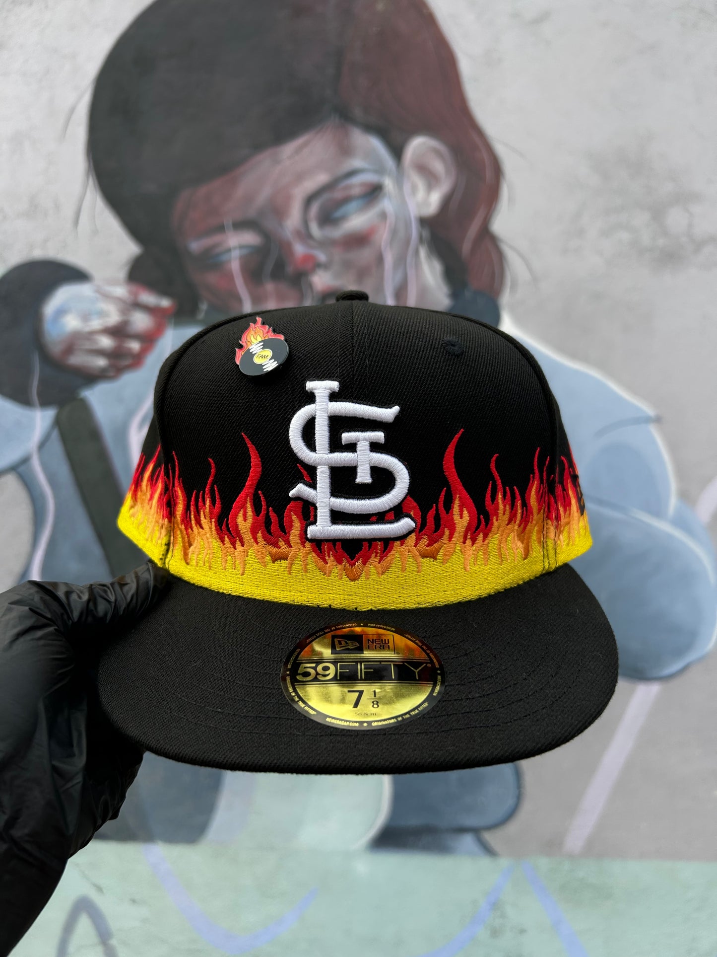 NEW ERA FLAMES 7 1/4