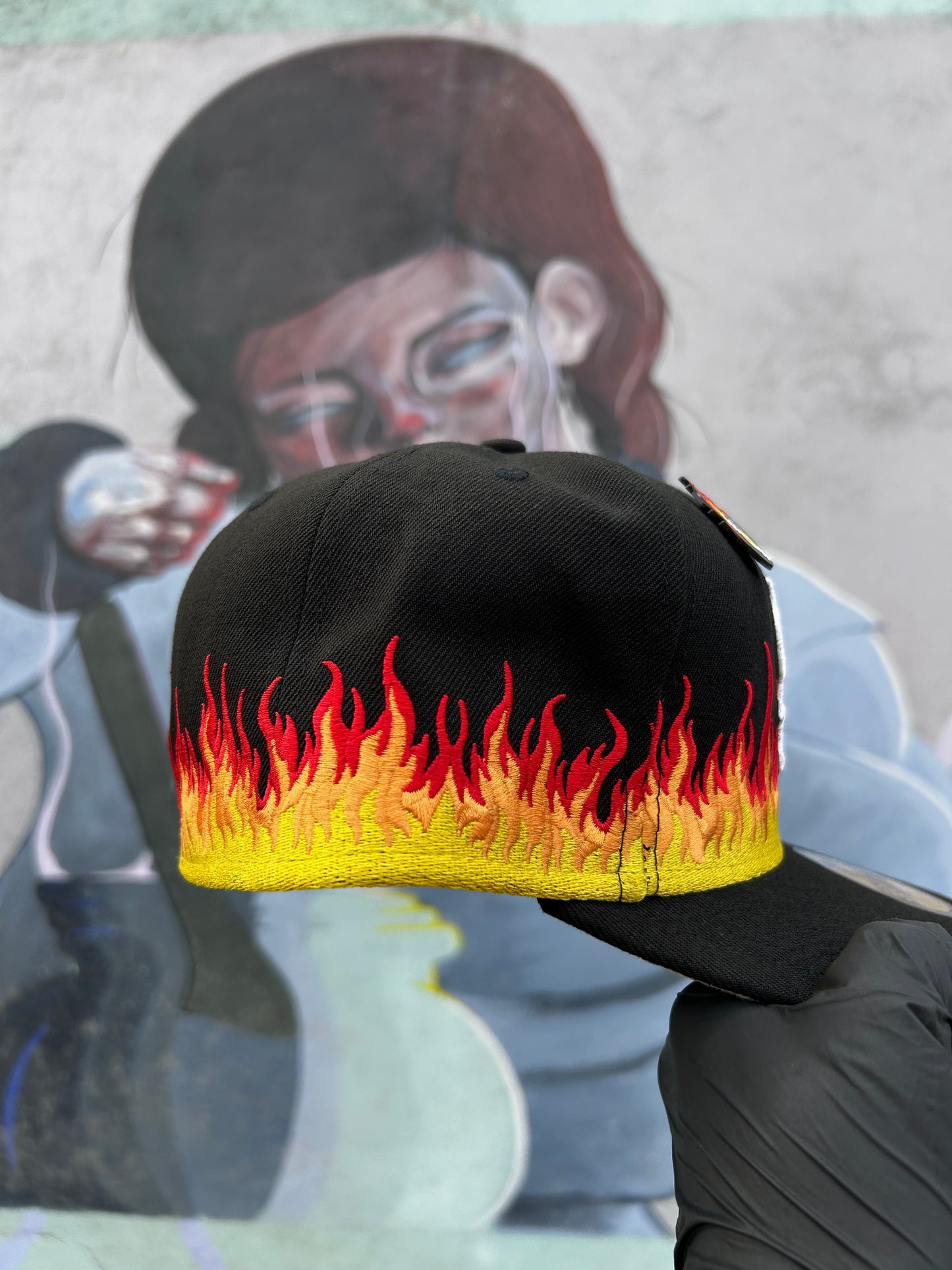 NEW ERA FLAMES 7 1/4