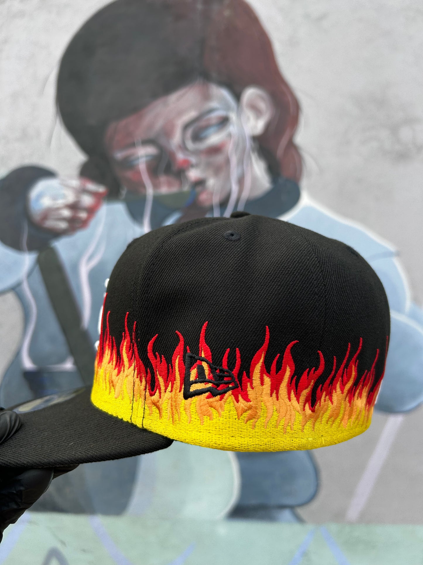 NEW ERA FLAMES 7 1/4