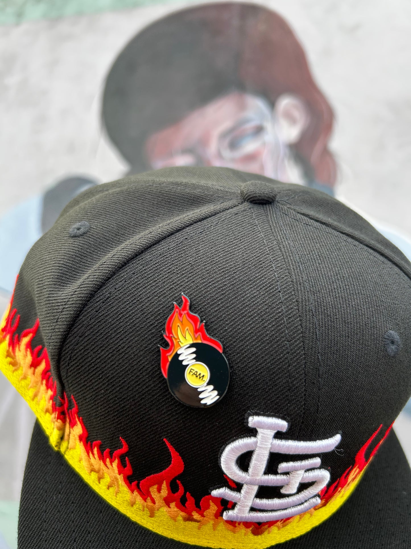 NEW ERA FLAMES 7 1/4